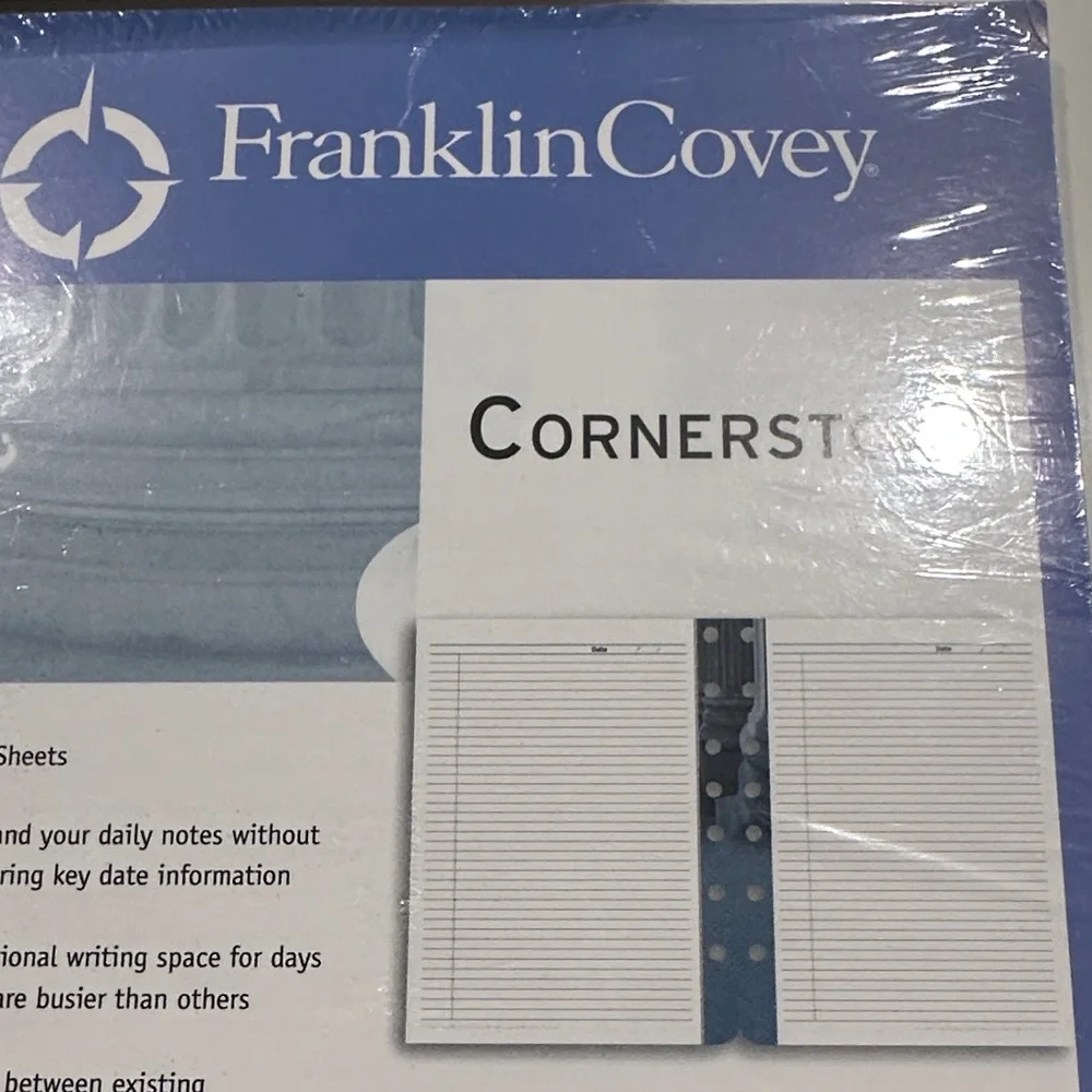 Franklin Covey Cornerstone Daily Notes Pad (Bundle)